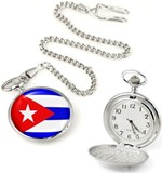Pocket watch with Cuban flag